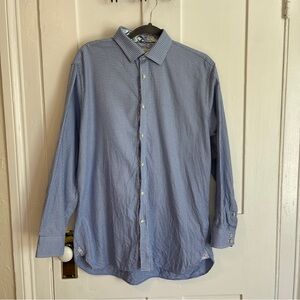 Ted Baker Endurance Men’s Button Down Dress Shirt. Blue. Size 16.5 32/33